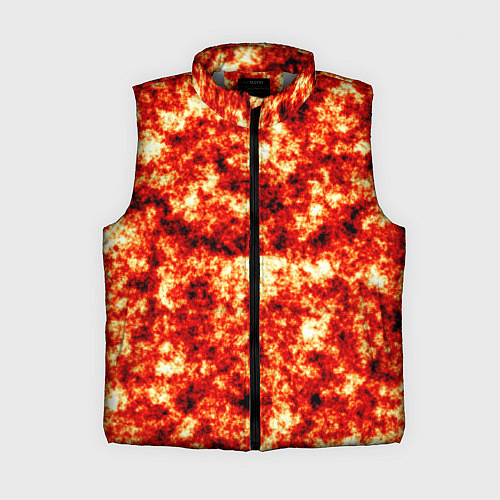 Женский жилет Vulcan lava texture / 3D-Светло-серый – фото 1