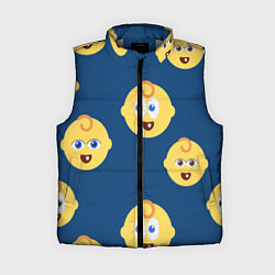 Женский жилет Лёлик и болик, цвет: 3D-светло-серый