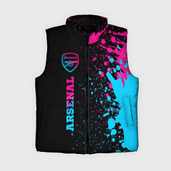 Женский жилет Arsenal - neon gradient по-вертикали