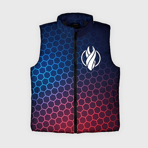 Женский жилет Dead Space неоновые соты / 3D-Черный – фото 1