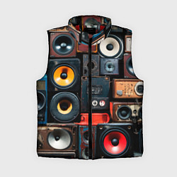 Женский жилет Audio speaker, цвет: 3D-красный