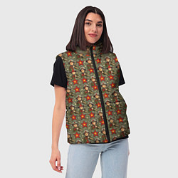 Женский жилет 9 мая солдаты паттерн, цвет: 3D-черный — фото 2