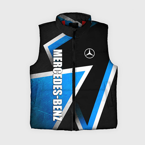 Женский жилет Mercedes - blue metal / 3D-Красный – фото 1