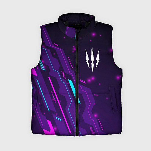 Женский жилет The Witcher neon gaming / 3D-Черный – фото 1