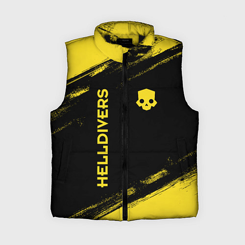 Женский жилет Helldivers: Skull Logo / 3D-Черный – фото 1