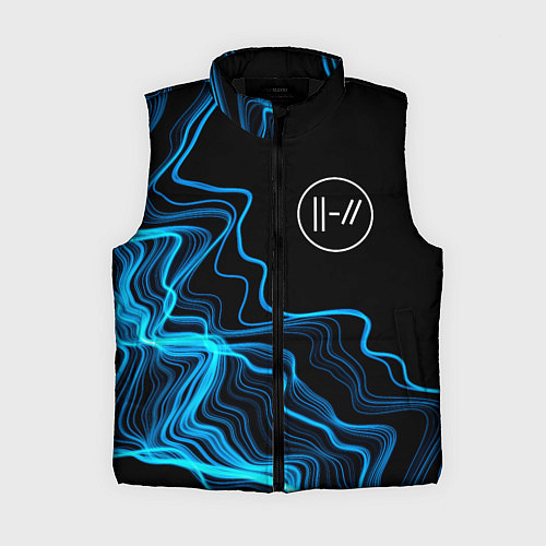 Женский жилет Twenty One Pilots sound wave / 3D-Черный – фото 1