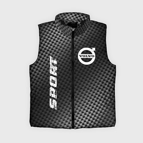 Женский жилет Volvo sport carbon / 3D-Черный – фото 1