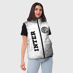 Женский жилет Inter sport на светлом фоне вертикально, цвет: 3D-черный — фото 2