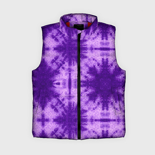 Женский жилет Тай дай фиолетовый / 3D-Красный – фото 1