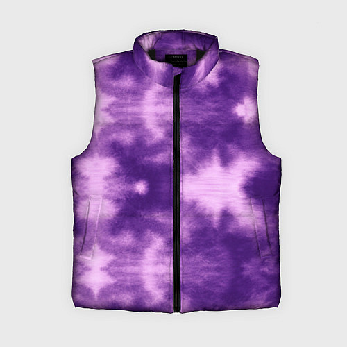 Женский жилет Фиолетовый тайдай / 3D-Черный – фото 1