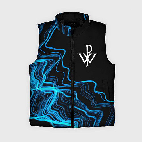 Женский жилет Powerwolf sound wave / 3D-Черный – фото 1