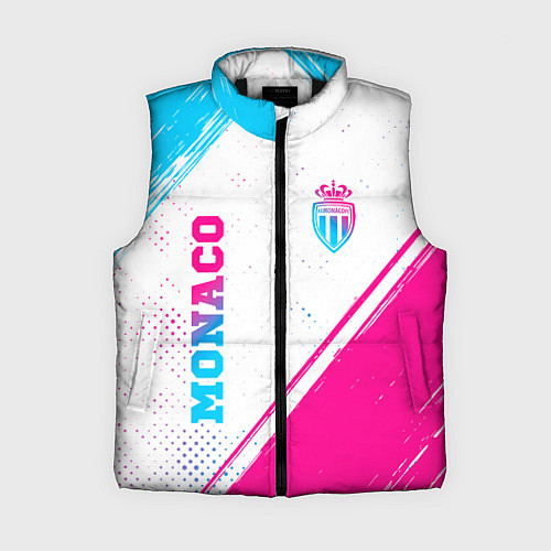 Женский жилет Monaco neon gradient style вертикально / 3D-Черный – фото 1