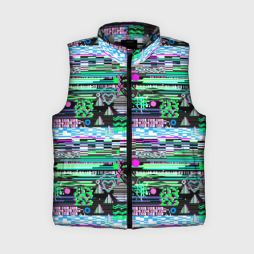 Женский жилет Abstract color pattern / 3D-Светло-серый – фото 1