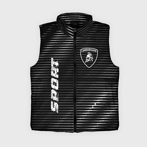 Женский жилет Lamborghini sport metal / 3D-Черный – фото 1