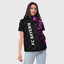 Женский жилет Bayern pro football по-вертикали, цвет: 3D-черный — фото 2