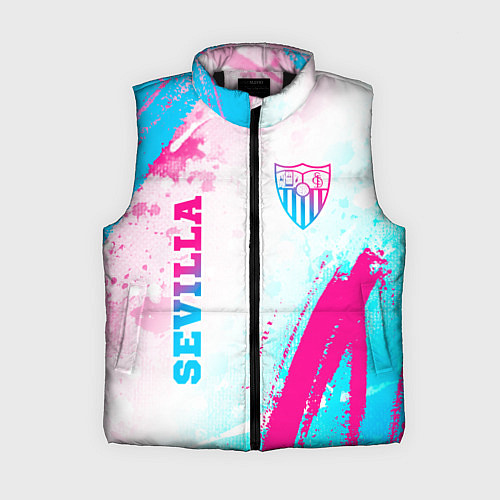 Женский жилет Sevilla neon gradient style вертикально / 3D-Черный – фото 1