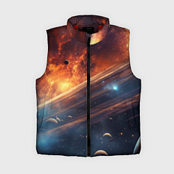 Женский жилет Млечный путь космос