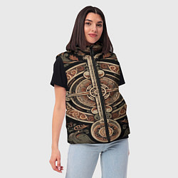 Женский жилет Символика славянской мифологии, цвет: 3D-светло-серый — фото 2