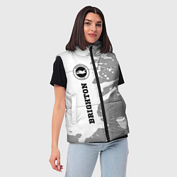 Женский жилет Brighton sport на светлом фоне по-вертикали, цвет: 3D-черный — фото 2