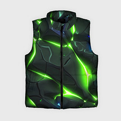 Женский жилет Яркий неоновый свет из разлома плит