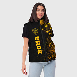 Женский жилет Roma - gold gradient по-вертикали, цвет: 3D-черный — фото 2