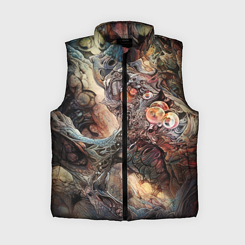 Женский жилет Бесконечный хаос / 3D-Черный – фото 1