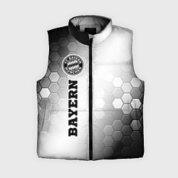 Женский жилет Bayern sport на светлом фоне по-вертикали, цвет: 3D-черный