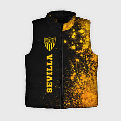 Женский жилет Sevilla - gold gradient по-вертикали, цвет: 3D-черный