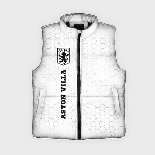 Женский жилет Aston Villa sport на светлом фоне по-вертикали / 3D-Черный – фото 1