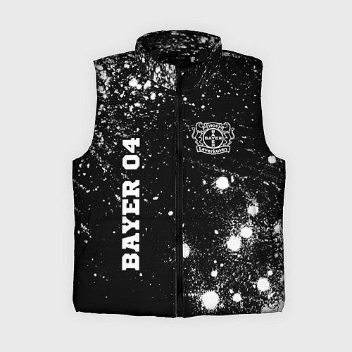 Женский жилет Bayer 04 sport на темном фоне вертикально / 3D-Черный – фото 1