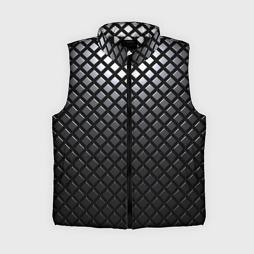 Женский жилет Доспехи из карбона / 3D-Черный – фото 1