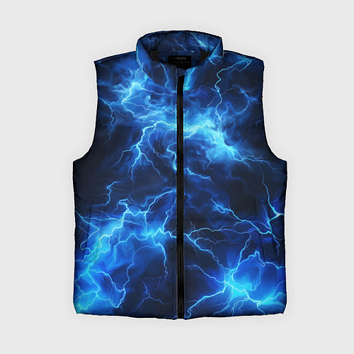 Женский жилет Элементаль энергии текстура / 3D-Черный – фото 1
