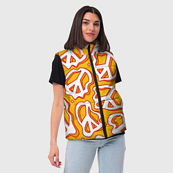 Женский жилет Pattern peace, цвет: 3D-светло-серый — фото 2