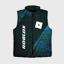 Женский жилет Roblox glitch blue