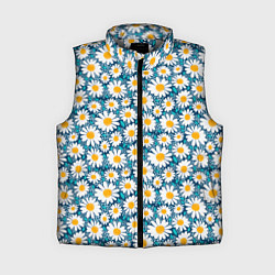 Женский жилет Ромашки паттерн