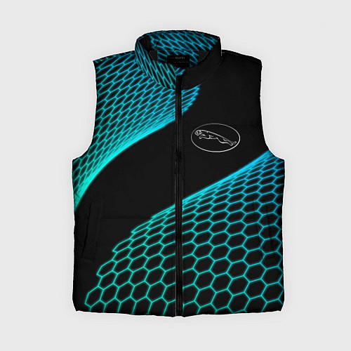 Женский жилет Jaguar electro hexagon / 3D-Черный – фото 1