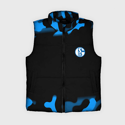 Женский жилет Schalke 04 fc camo / 3D-Черный – фото 1