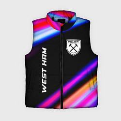 Женский жилет West Ham speed game lights, цвет: 3D-черный
