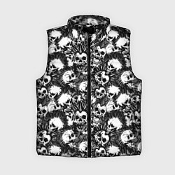 Женский жилет Панк черепа