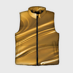 Женский жилет Золотой сплав абстрактная текстура