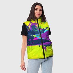 Женский жилет В стиле киберпанка, цвет: 3D-светло-серый — фото 2