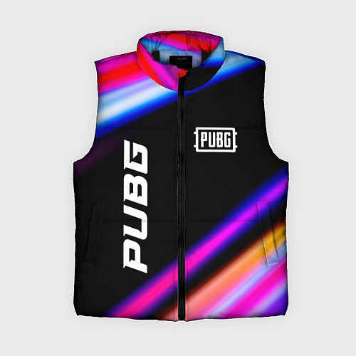Женский жилет PUBG speed game lights / 3D-Черный – фото 1