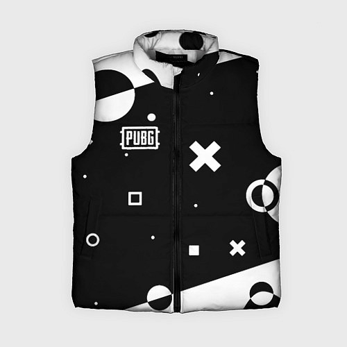 Женский жилет PUBG game pattern / 3D-Светло-серый – фото 1