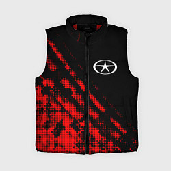 Женский жилет JAC sport grunge, цвет: 3D-красный