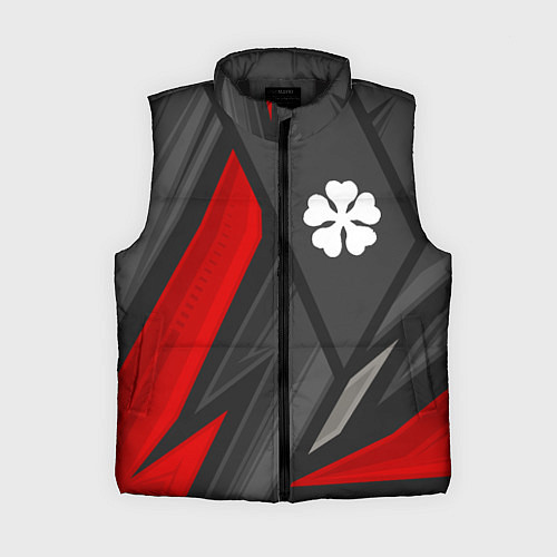 Женский жилет Black Clover red lines / 3D-Черный – фото 1