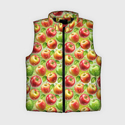 Женский жилет Натуральные яблоки паттерн