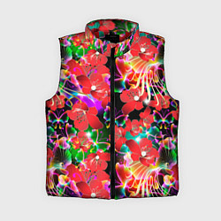 Женский жилет Пестрый цветочный узор