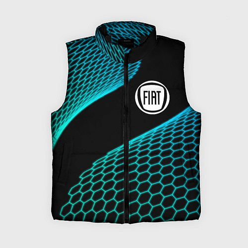 Женский жилет Fiat electro hexagon / 3D-Черный – фото 1