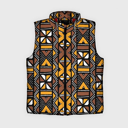 Женский жилет Африканский мавританский узор / 3D-Красный – фото 1
