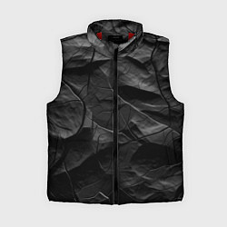 Женский жилет Текстура темной скалы, цвет: 3D-красный